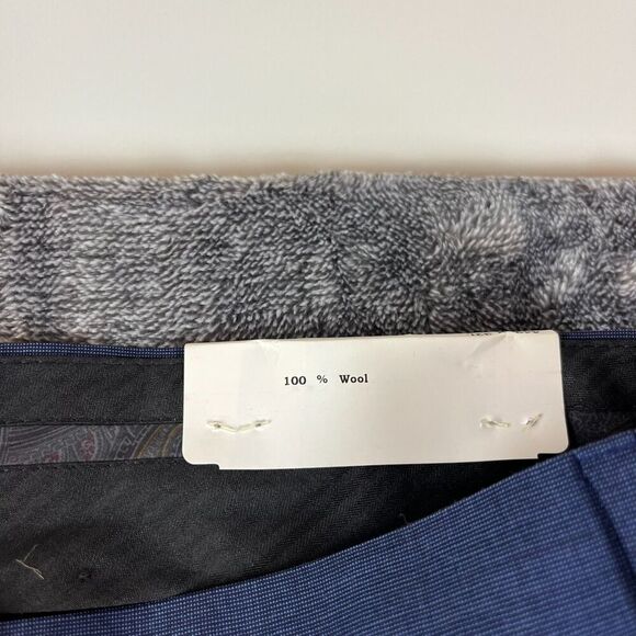 Lauren Ralph Lauren Men's 44X32 Navy Blue Ultraflex Wool Pants NWT *READ - Picture 8 of 16